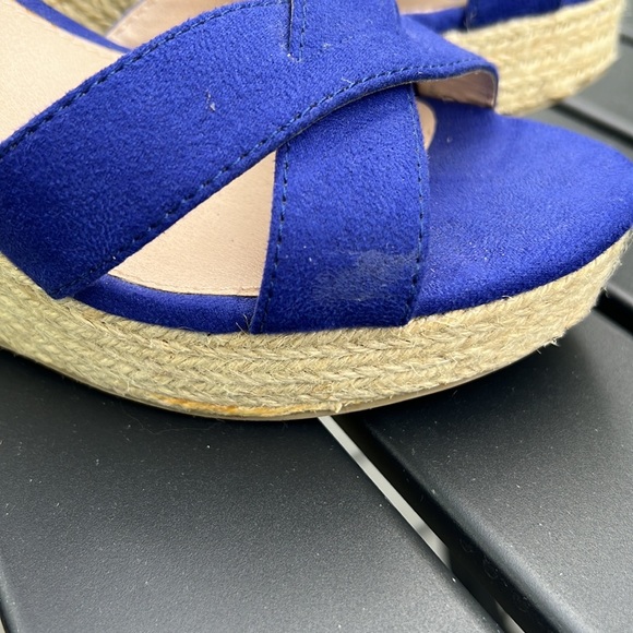 Cobalt Blue Montego Bay Club Wedge Sandals - Picture 8 of 9